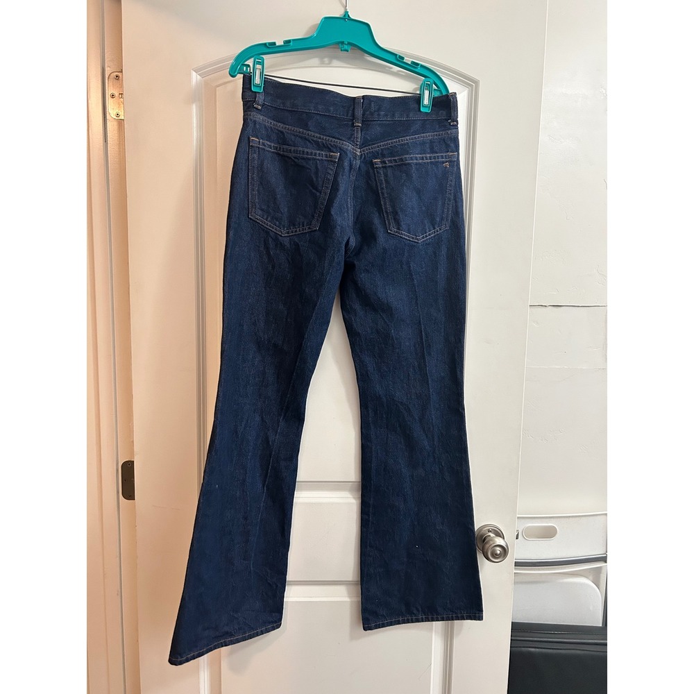 Madewell The Vintage Flare Jean Dark Indigo High Rise Denim Pants Womens 29 - Picture 3 of 13